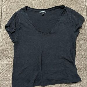 Free with Bundle Purchase Express Black Small V Neck Shirt